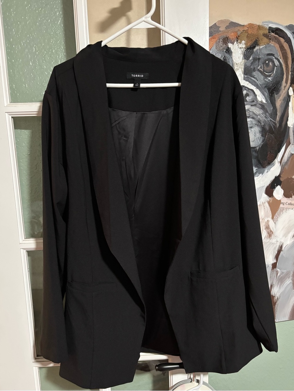 torrid Black Open Shawl-Collar Blazer